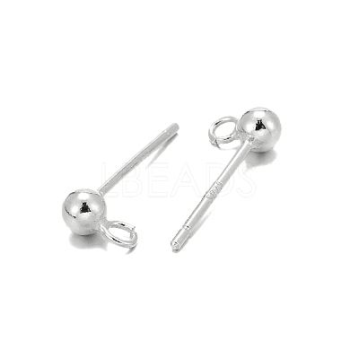 925 Sterling Silver Ear Stud Findings STER-K167-042B-S-1