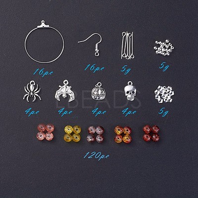 DIY Halloween Style Earring Making DIY-X0098-97-1