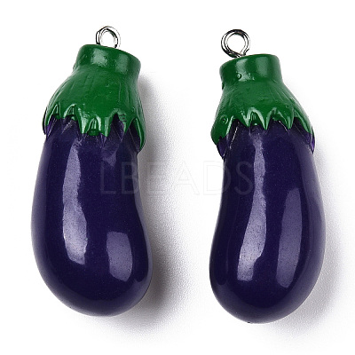 Opaque Resin Pendants RESI-S356-55-1