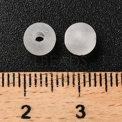 Frosted Transparent Acrylic Beads X1-OACR-F013-12L-1