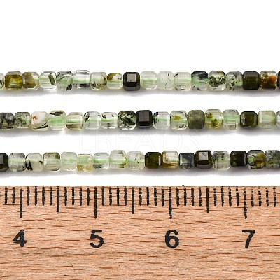 Natural Prehnite Beads Strand G-RM241221-K3-1