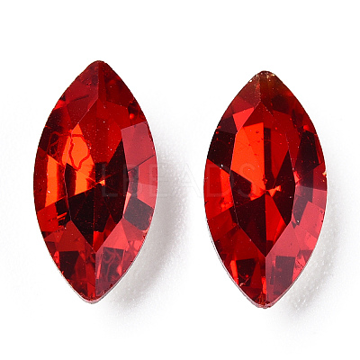 Pointed Back Glass Rhinestone Cabochons RGLA-T083-3x6mm-07-1