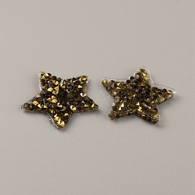 Star Hotfix Rhinestone DIY-WH0308-224E-1