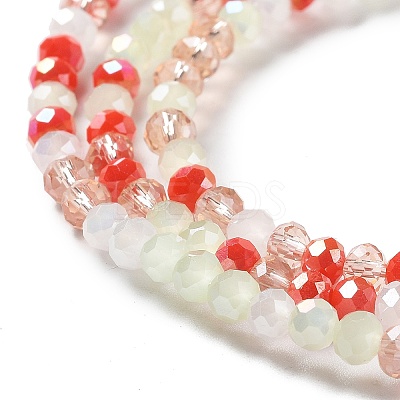Glass Beads Strands EGLA-A034-M4mm-57-1