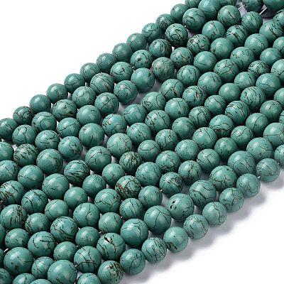 Natural Howlite Beads Strands G-C180-10-1