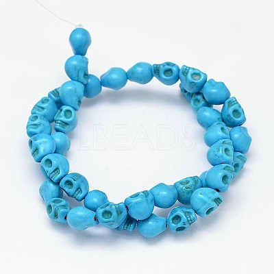 Dyed Synthetic Turquoise Bead Strands G-M145-15-B-1