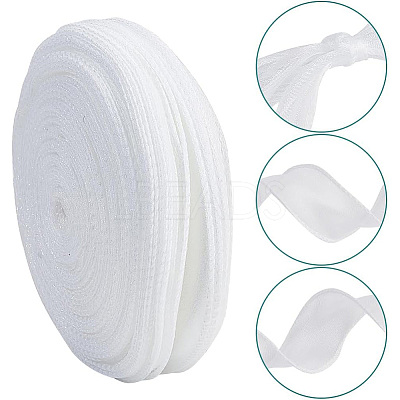 Polyester Organza Ribbons SRIB-WH20020-003A-03-1
