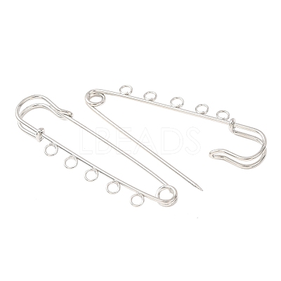 Iron Safety Pins Brooch Findings RN-CBAB9AC-01P-1