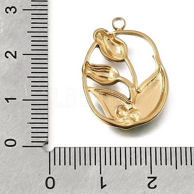 304 Stainless Steel Pendants STAS-N108-99G-05-1