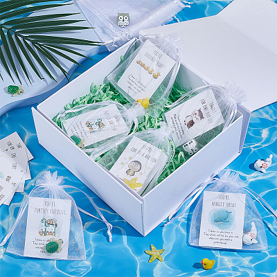 10 Bags Mini Resin Sculpture DJEW-GA0001-83-1