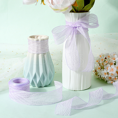 Polyester Pleated Ribbons SRIB-WH20020-005F-1