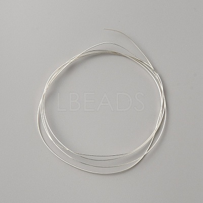 999 Fine Silver Rectangle Flat Wire STER-WH0010-12A-S-1