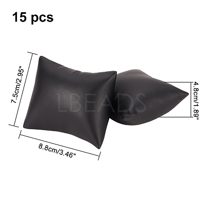 Imitation Leather Bracelet/Watch Pillow Jewelry Displays BDIS-WH0003-02-1
