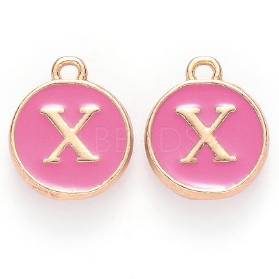 Golden Plated Alloy Enamel Charms LS-ENAM-S118-08X-1