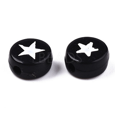Opaque Acrylic Beads MACR-TAC0001-02-1