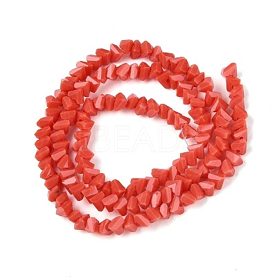 Opaque Glass Beads Strands GLAA-N019-3mm-08-1