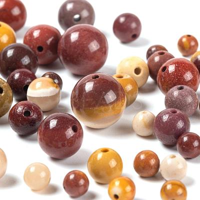 340Pcs 4 Sizes Natural Mookaite Beads G-LS0001-34-1