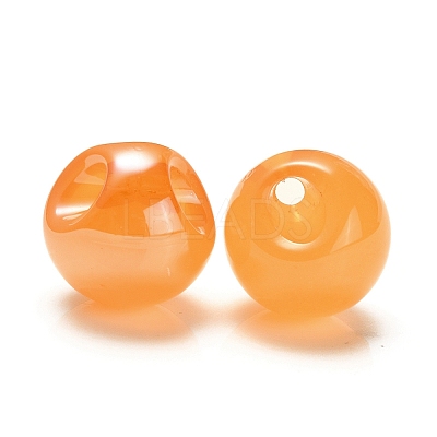 Opaque Acrylic Beads OACR-G012-03C-1