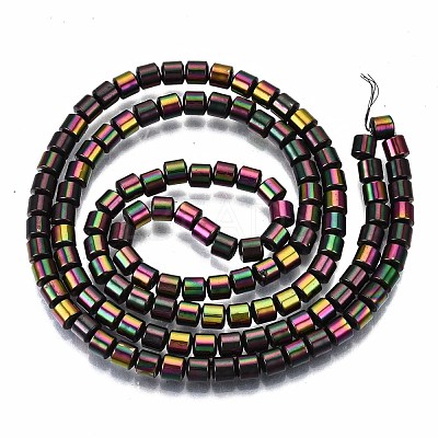 Electroplate Non-magnetic Synthetic Hematite Beads Strands G-T114-62-01-1