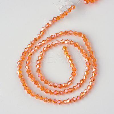 Glass Beads Strands EGLA-S056-3mm-14-1
