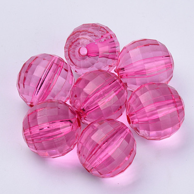 Transparent Acrylic Beads TACR-Q254-8mm-V08-1
