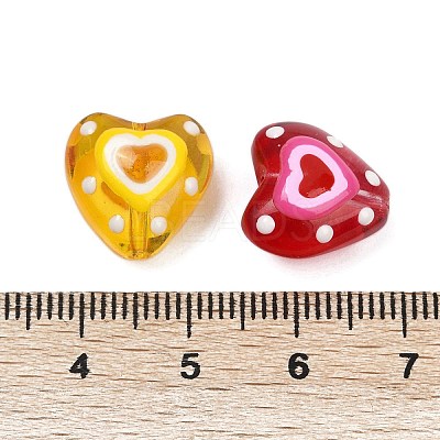 Handmade Lampwork Beads Strands LAMP-R004-06A-01-1