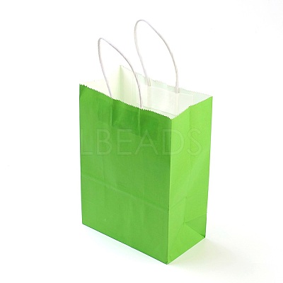 Pure Color Kraft Paper Bags AJEW-G020-C-05-1