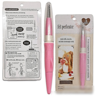 Felting Needles Tool with 3Pcs Needle DOLL-PW0006-058A-1