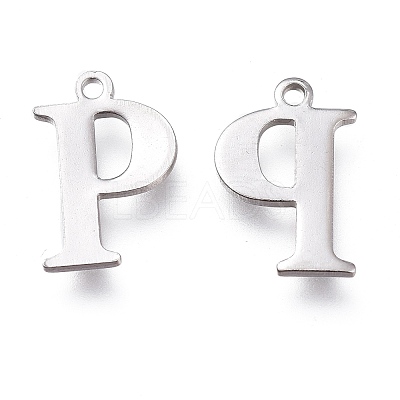 Tarnish Resistant 304 Stainless Steel Charms STAS-H112-P-P-1
