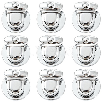 10Pcs Alloy Bag Tuck Lock Clasps FIND-YW0010-92P-1