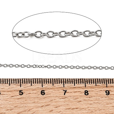 Tarnish Resistant 304 Stainless Steel Cable Chains CHS-Q001-08-100m-1