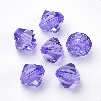 Transparent Acrylic Beads TACR-S146-6mm-20-1