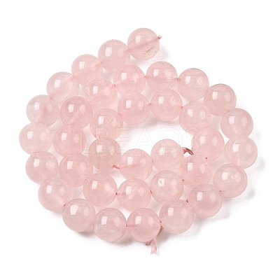 Natural Madagascar Rose Quartz Beads Strands G-B167-A07-10mm-1