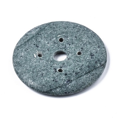 Natural Green Spot Jasper Big Pendants G-S359-310-1