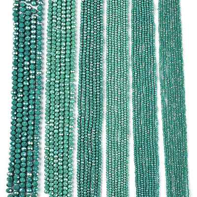 Electroplate Glass Beads Strands LS-EGLA-A044-P3mm-B31-1