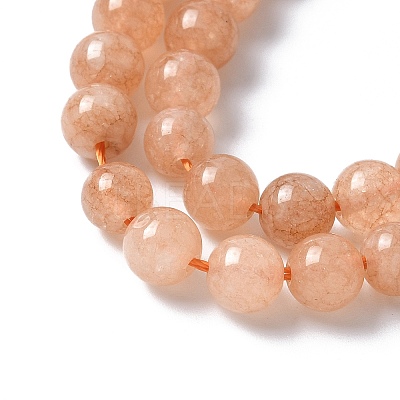 Natural White Jade Beads Strands G-F364-11-6mm-2-1
