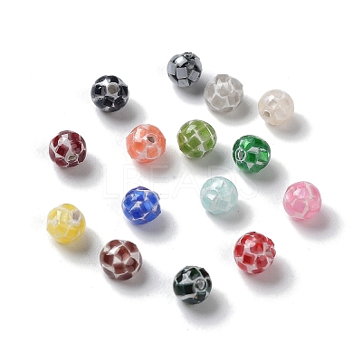 Colorful Craft Shell Half Drilled Beads BSHE-D001-01C-1