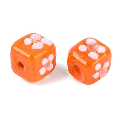 Handmade Bumpy Lampwork Beads LAMP-N042-22A-03-1