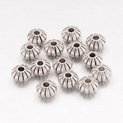 Tibetan Style Alloy Spacer Beads K0NN1042-1