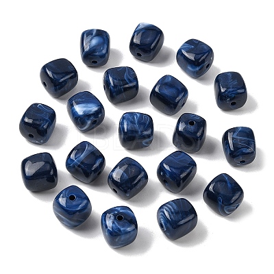 Opaque Acrylic Beads X-OACR-D320-01F-1