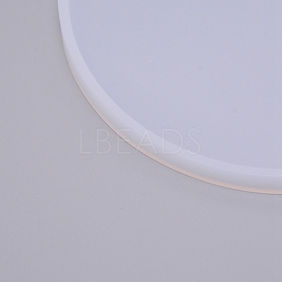 Round Cup Mat Silicone Molds LS-DIY-WH0181-46-1