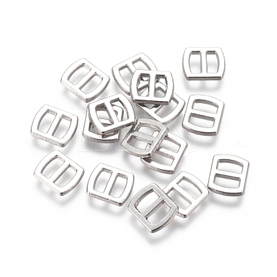 Mini Alloy Buckles PALLOY-WH0067-76-P-1