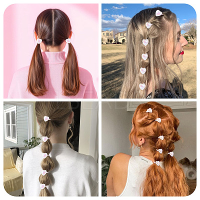 10Pcs Plastic Girls Hair Accessories OHAR-TAC0011-001A-1