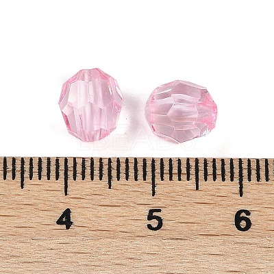 Transparent Acrylic Beads OACR-Q015-01B-1
