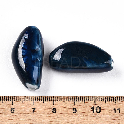 Handmade Porcelain Beads PORC-N008-08N-1