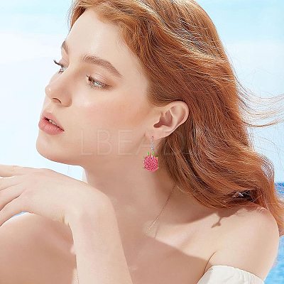 28Pcs 7 Styles Fruit Theme Spray Painted Opaque Resin Pendants RESI-FS0002-43-1