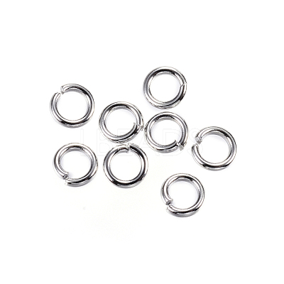 Tarnish Resistant 304 Stainless Steel Open Jump Rings A-STAS-D448-097P-4mm-1