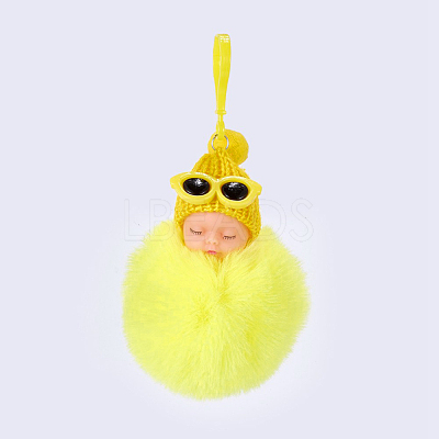 Pom Pom Ball Keychain KEYC-F024-N27-1
