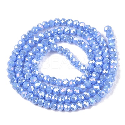 Electroplate Glass Beads Strands LS-EGLA-A044-P2mm-B17-1