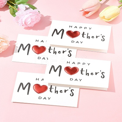 4Pcs Kraft Paper Greeting Cards AJEW-FS0001-30D-1